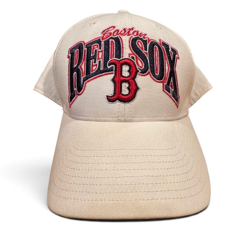47 Brand Boston Red Sox Snapback Hat White Embroidered MLB